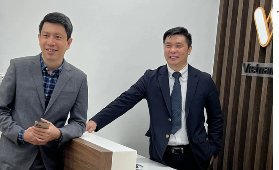 Ông Phan Lê Thành Long - CEO của AFA Group, Nguyễn Minh Tuấn - CEO của AFA Capital và các cộng sự đã cùng sáng lập ra chỉ số tâm lý thị trường chứng khoán đầu tiên tại Việt Nam. Ảnh: AFA Group